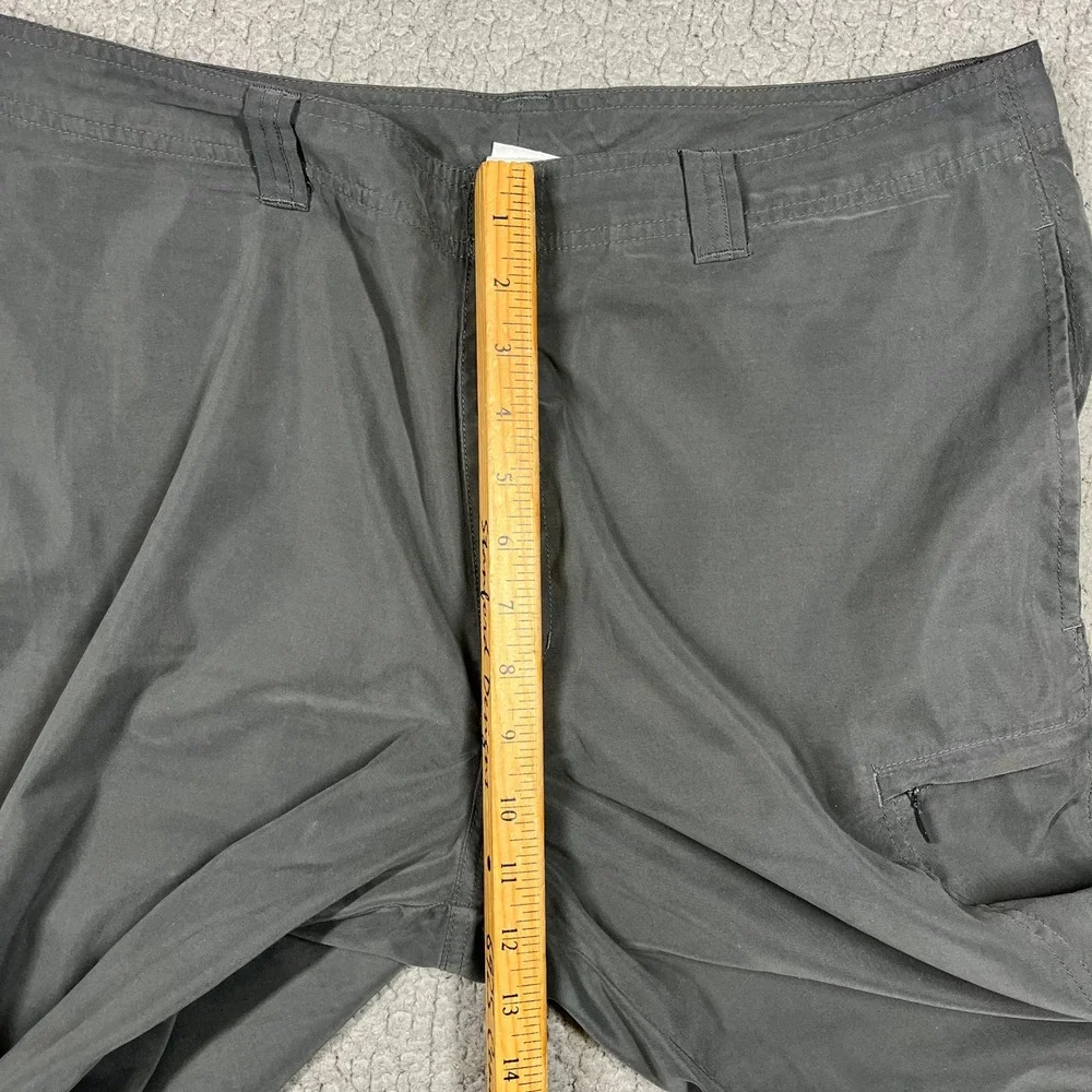 The North Face Mens Gray Hiking Cargo Pants Size 36 Straight Leg Outdoor Utility